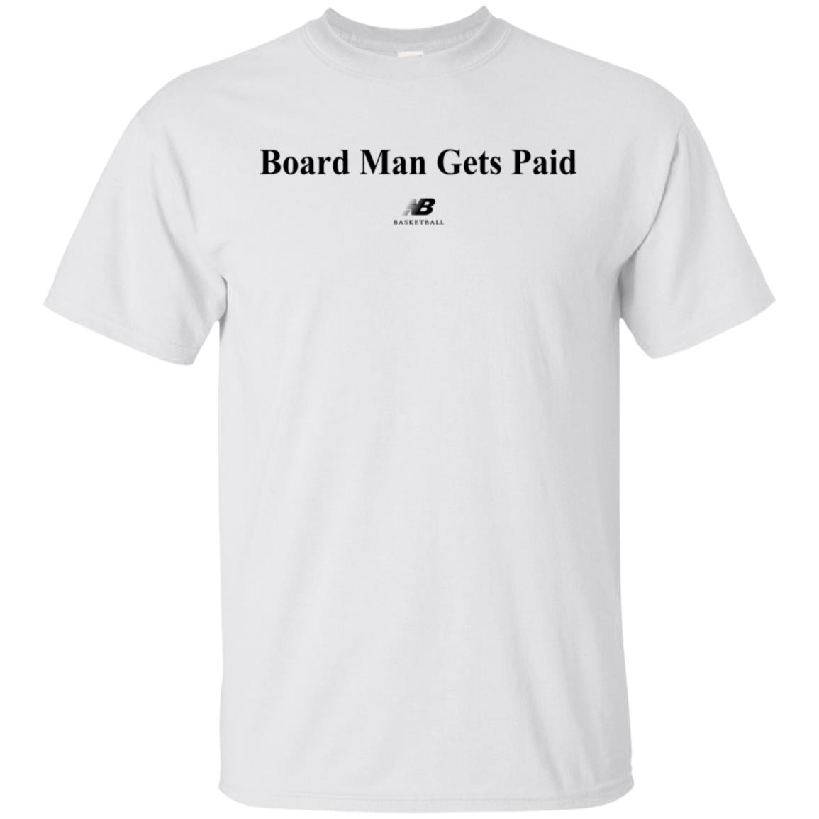 new balance board man gets paid shirt